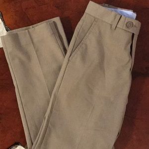 Nautica khaki suit pants.